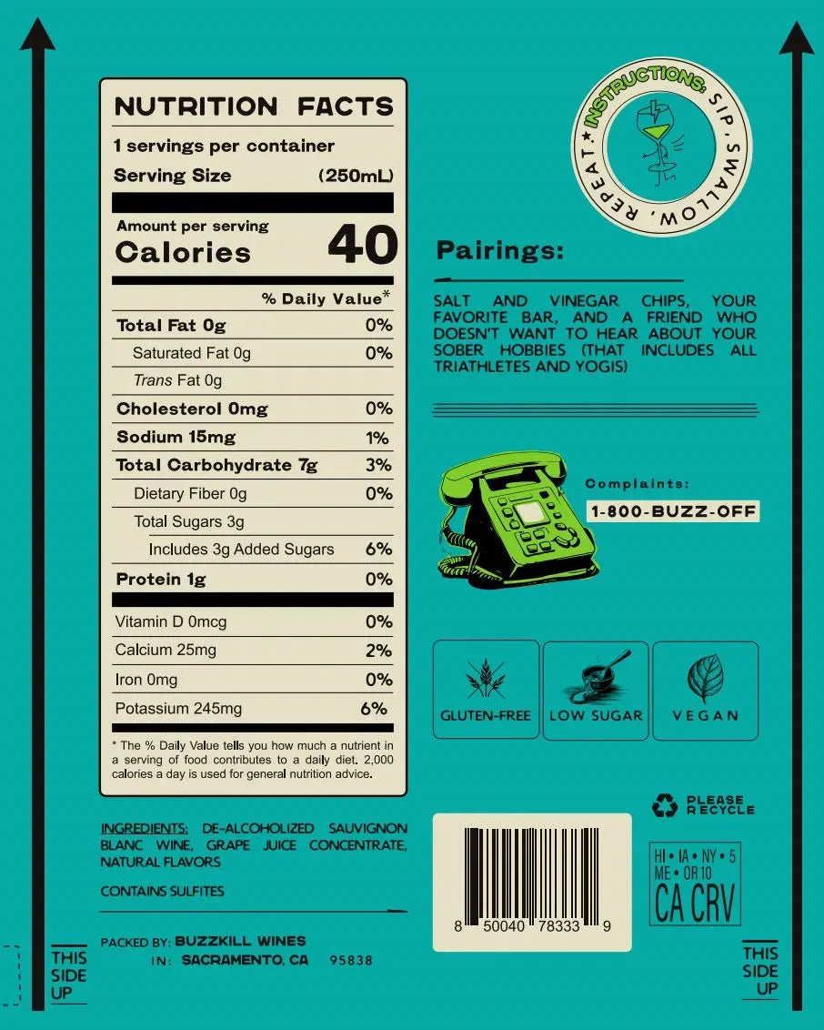 Buzzkill Sauvignon Blanc